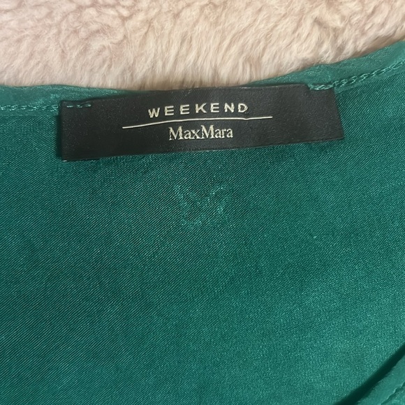 MaxMara Weekend ruffle front long sleeve blouse - Picture 4 of 8